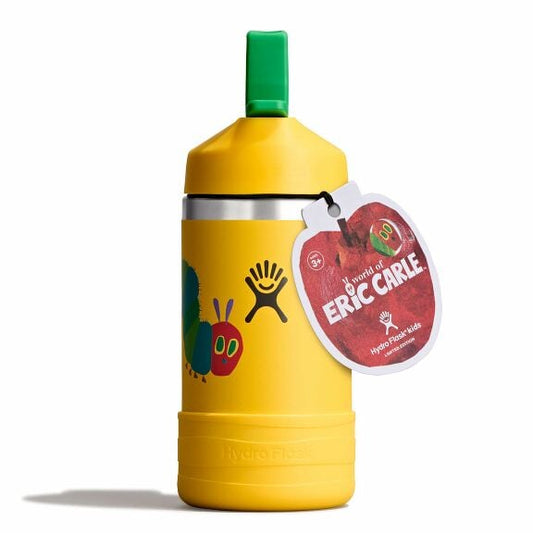 kids-12-oz-bottle-world-of-eric-carletm-q2 le26-w12-1000-kids-12-oz-wide-straw-cap-and-boot-yellow-caterpillar-straight-lid-open-withtag.jpg
