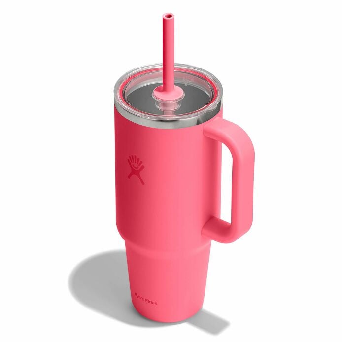 40-oz-travel-tumbler-h3 tt40pscc668-40-oz-travel-tumbler-clear-lid-popstar-pink-angledhigh.jpg